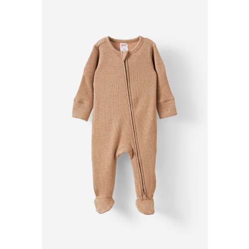 Organic Pointelle Zip All In One Romper