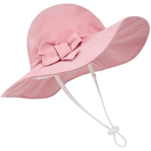 Durio UPF 50+ Sun Protection Wide Brim Baby Girl Sun Hat Cute Summer Beach Baby Sun Hat Baby Girl Hats