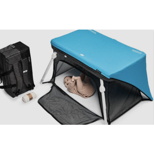 Lotus Everyday Essentials Set – Travel Crib- Guava Family- Gray