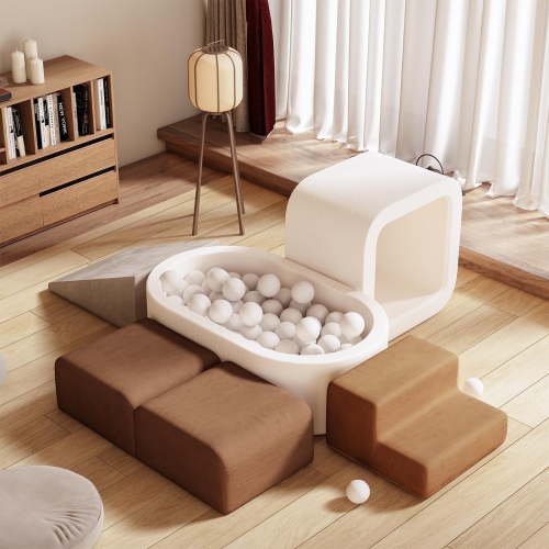 6-Piece Soft Foam Climbing Blocks Set for Kids, Educational Play Set & Playground Climber for Toddlers, Safe Crawling & Climbing Toys for Indoor Play