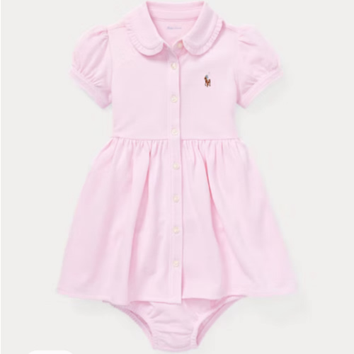 Knit Mesh Oxford Dress & Bloomer | Ralph Lauren