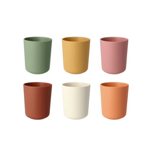 reusable earthy bamboo cups