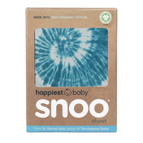 Happiest Baby SNOO Baby Organic Cotton Tie-dye Bassinet Fitted Sheet for SNOO Bassinet