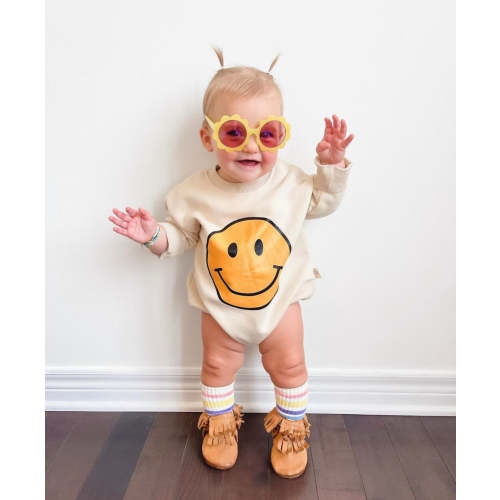 Smiley Face Bubble Romper – Huds + Hanes LLC
