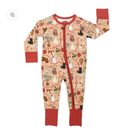 Cats Meow Bamboo Convertible Baby Pajamas – Emerson and Friends