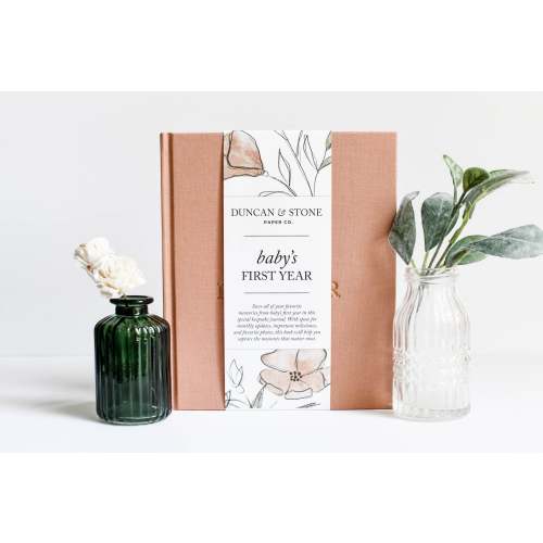 Baby's First Year Memory Book & Baby Photo Album – Duncan & Stone Paper Co.
