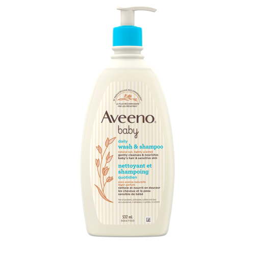 Aveeno Baby, Natural Oat Extract, Daily Wash & Shampoo532ml - Walmart.ca
