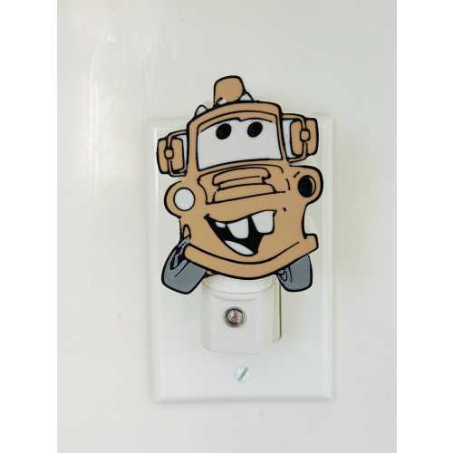 Disney cars mate night light for room decor for kids McQueen plug in lamp for kid gift for boy baby shower gift nightlight nursery decoratio