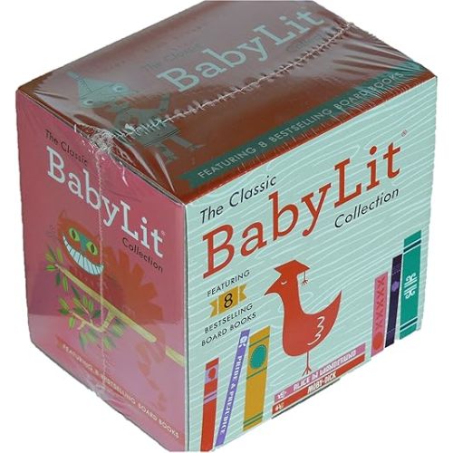 The Classic Baby Lit Collection Boxed Set - Romeo & Juliet, Wizard of Oz, Sherlock Holmes, Pride & Prejudice, Moby Dick, Jane Eyre, Alice in Wonderland, Jungle Book Board book