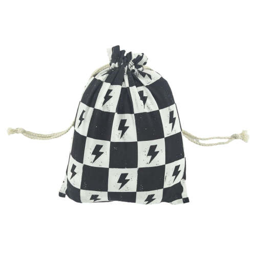 Electric Checkered Bamboo Crib Sheet