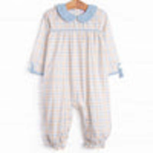 Perfect Day Plaid Romper, Blue – Stitchy Fish