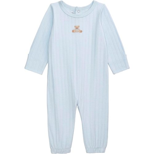 Mud Pie Baby Boy French Knot Bear Gown