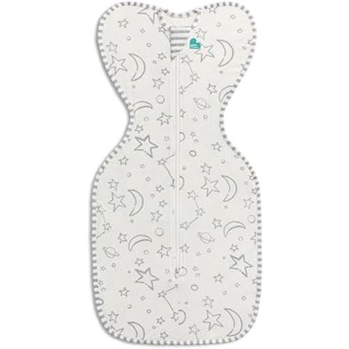 Love to Dream Swaddle UP, Silky-Lux 1.0 TOG, Super Soft, Luxurious 100% Viscose from Bamboo, Allow Baby to Sleep in Their Preferred Arms Up Position, Snug Fit Calms Moro Reflex, Cream, 13-19lbs