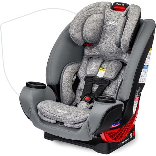 Britax One4Life Convertible Car Seat, 10 Years of Use from 5 to 120 Pounds, Converts from Rear-Facing Infant Car Seat to Forward-Facing Booster Seat, Performance Fabric, Cool N Dry Moonstone