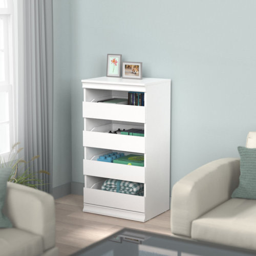 Modular Storage 21.38" W Drawer Unit with 4 Drawers | Wayfair