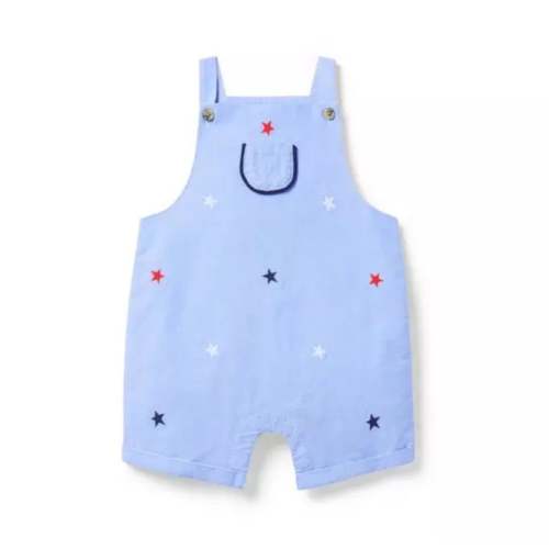 JJ Embroidered Stars Overall | The Stylish Stork