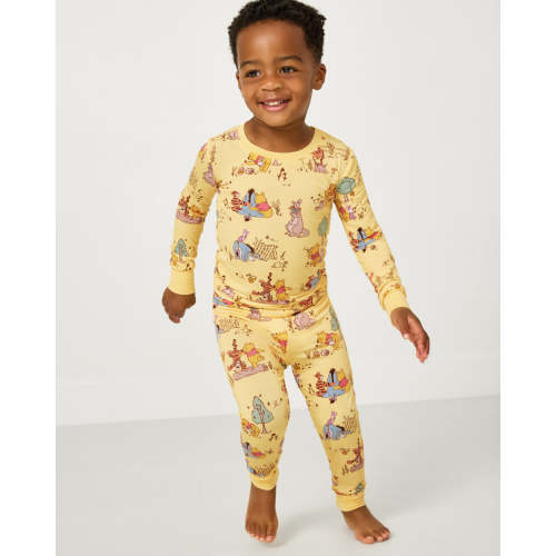 Disney Playtime With Pooh Two-Piece Pajama Set - Little Sleepies