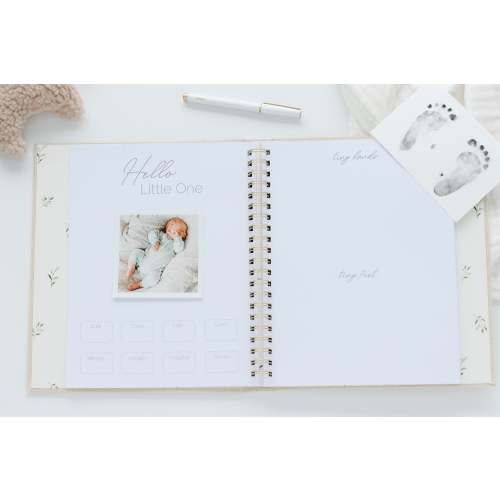 First Year Baby Memory Book - Sand