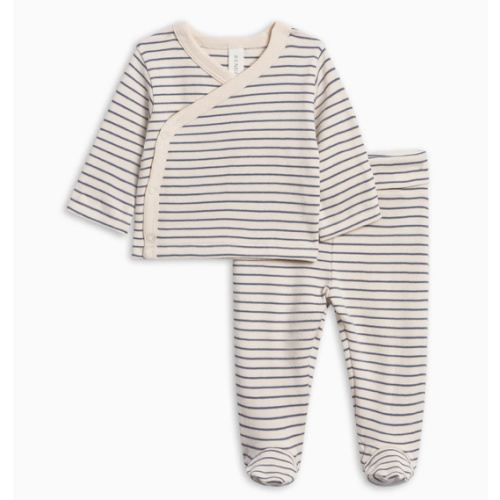 Organic Baby Riley 2 Piece Kimono Top and Pant Set
