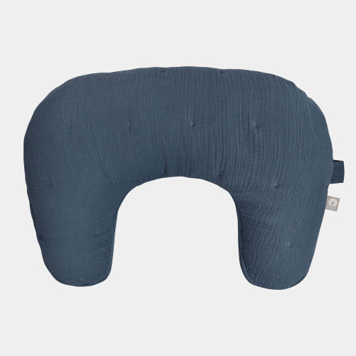 Boppy Nursing Pillow - Muslin Slate Blue