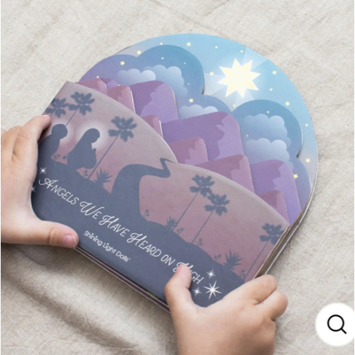Angels We Have Heard On High shaped book