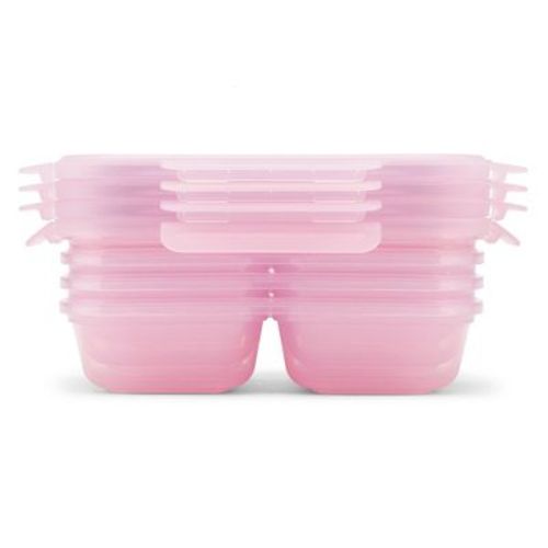 Ello 8pc Snap and Nest Snack Divided Food Storage Containers