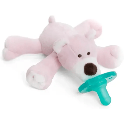 WubbaNub Infant Pacifier - Pink Bear