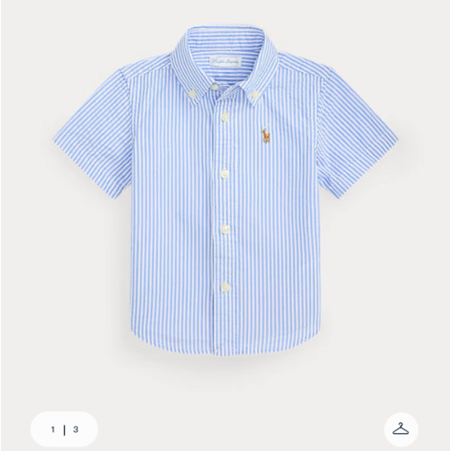Striped Cotton Seersucker Shirt
