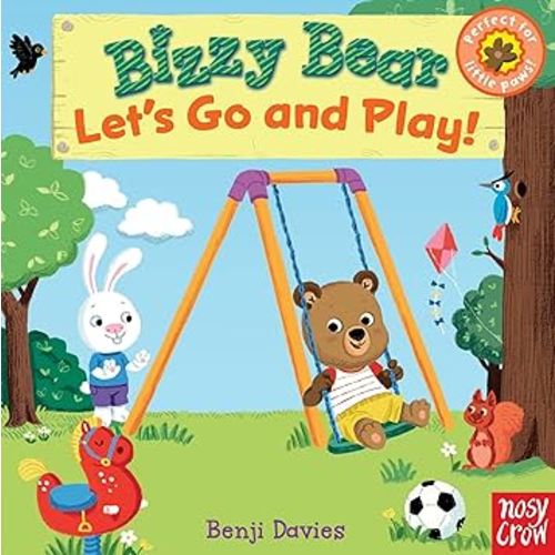 Bizzy Bear: Let's Go and Play: (Interactive Board Book About Playing at the Park for Toddlers - With Sturdy Tabs and Slides to Push and Pull)