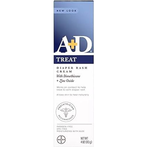 Diaper Rash Cream, Dimethicone Zinc Oxide Cream, 4 oz (113 g) (Pack of 1)