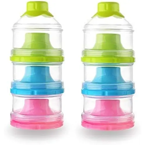 Accmor Baby Formula Dispenser, Non-Spill Stackable Formula Dispenser On The Go, Baby & Kids Snack Containers, Formula Container for Travel, BPA Free