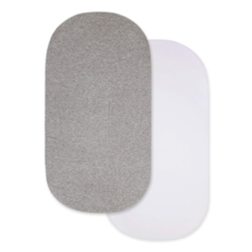 Solid Organic Cotton BEESNUG® Fitted Bassinet Sheet 2 Pack
