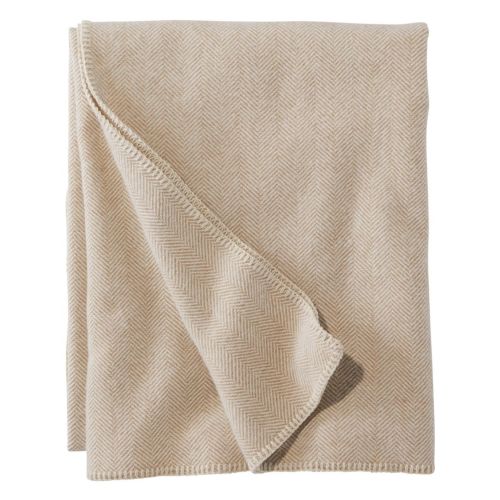 Washable Wool Blanket, Herringbone