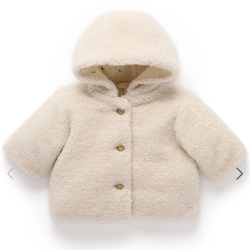 Shearling Padded Jacket - Pure Baby