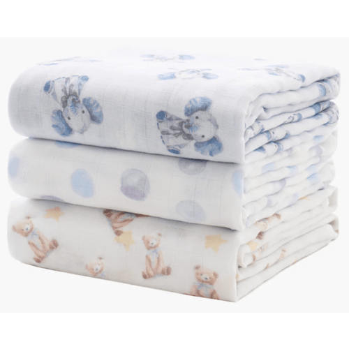 Momcozy Best Wishes Softness Swaddle Blankets -  Innocence