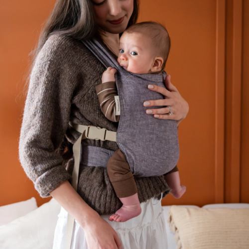 Huckleberry Sprout Newborn Carrier | Playful, Modern Carry | hope&plum