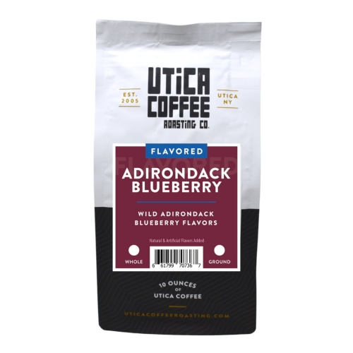 Adirondack Blueberry Flavored Coffee | Sugar-Free Flavored Coffee | – Utica Coffee Roasting Co.