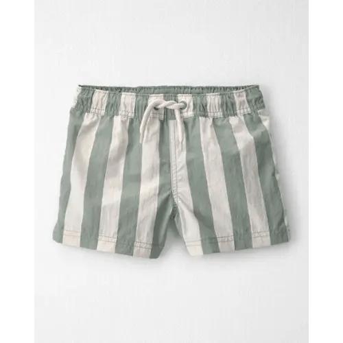 Toddler Boy Recycled Swim Trunks in Stripes - Little Planet | Carter's