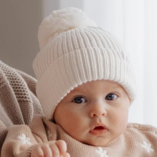 BEANIE | MILK (3-12M)
