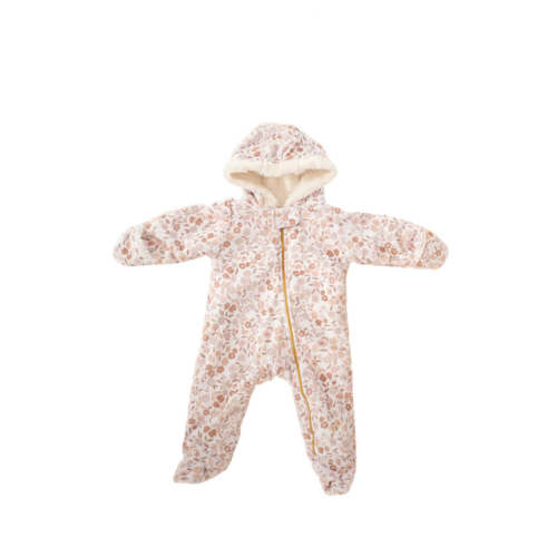 Minky Couture | Winter Jumpsuit - Dainty Floral (3-6 M)