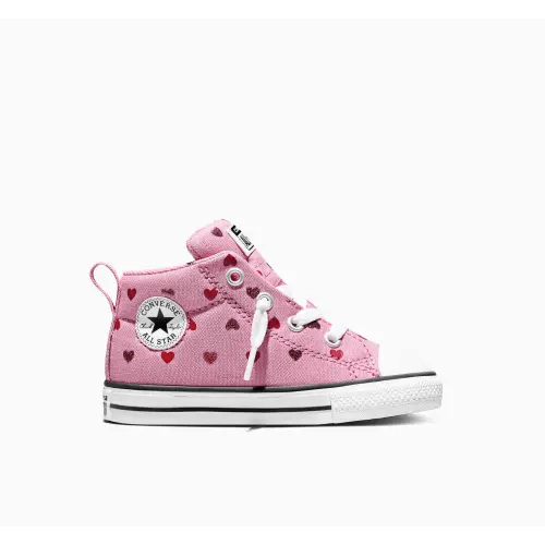 Chuck Taylor All Star Street Hearts Easy On Toddler Mid Pink