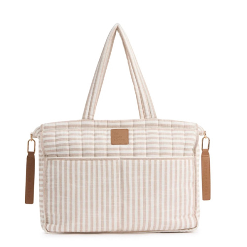 Natural Stripe Muse Baby Bag