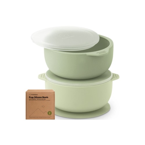 2-Pack Silicone Suction Bowls