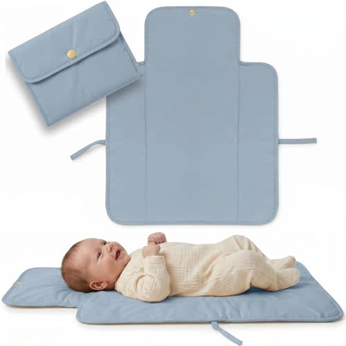 Portable Diaper Changing Pad - Soft and Easy to Clean Mat for Babies | The Perfect Lightweight and Foldable Diaper Changing Mat for Traveling