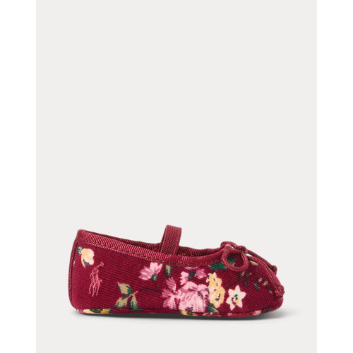 Allie Floral Corduroy Ballet Flat