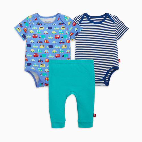 Magnetic Me Cloudstretch Magnetic 3-Pack Set - Blue Multi, 0-3 M