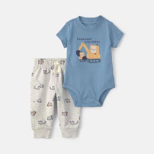 Carter's Baby Boys 2-pc. Pant Set, Color: Blue Grey - JCPenney