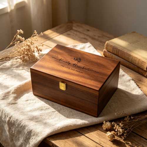 Personalized Wooden Keepsake Box,Engraved Photo Storage Box,Memory Box, Keepsake Gift Box