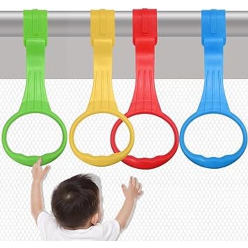 Baby Pull Up Ring Learn to Walk Stand Up Assist, Universal for Baby Playpen or Crib - 4 Colors
