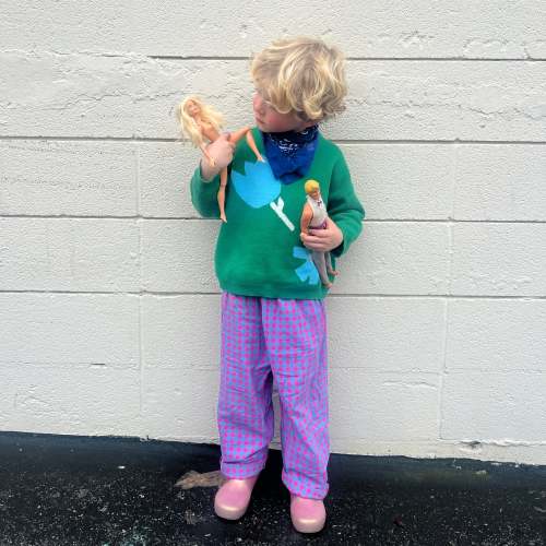 Purple Plaid Pants | All Small Co – All Small Co.